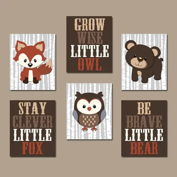 woodland wall frames