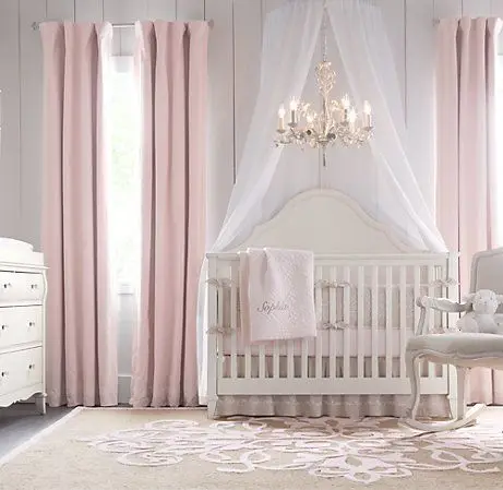sweet princess themed nursery room