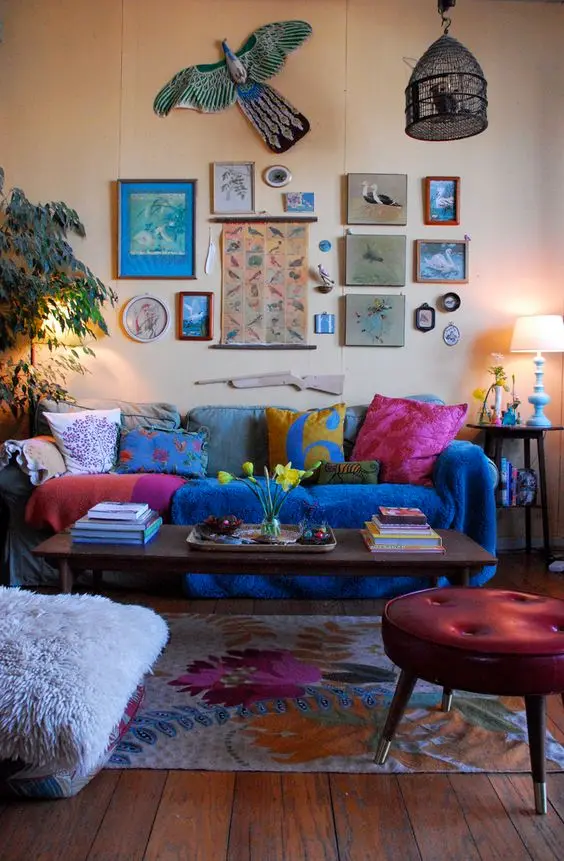 colourful whimsical living room