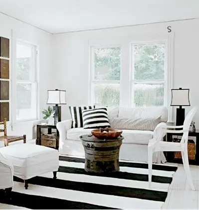 French outdoor living room