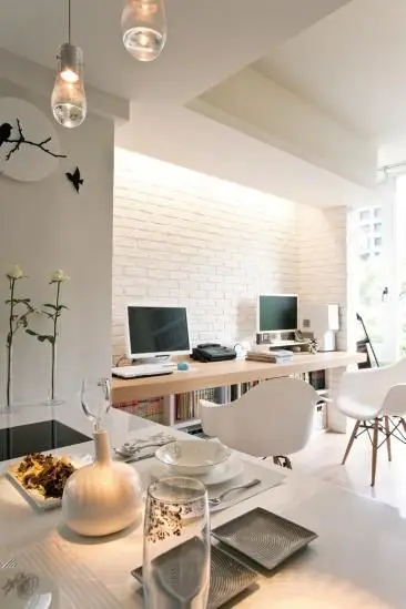 off-the-kitchen wall office