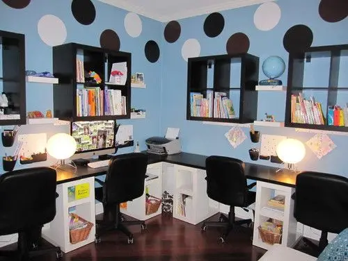 office and study area