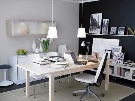 modern work and study room