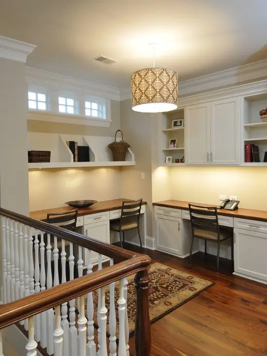 landing family home office