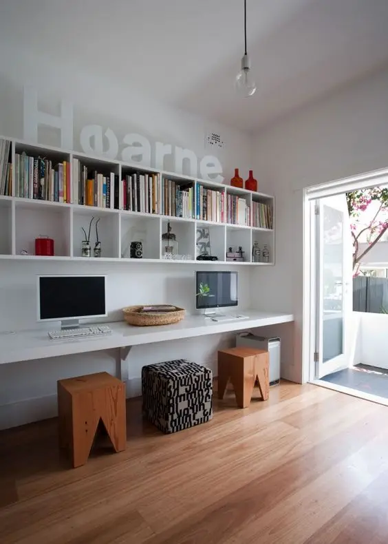 modern home wall office