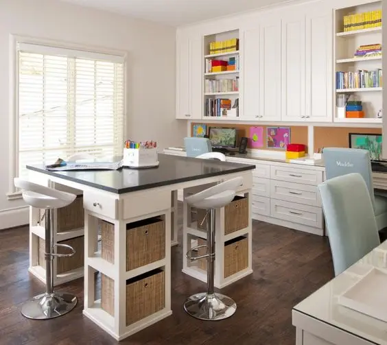craft and home office room