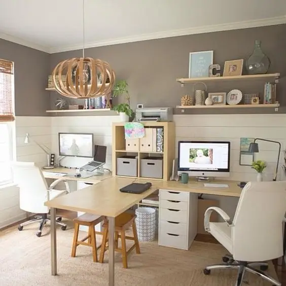 contemporary family work stations
