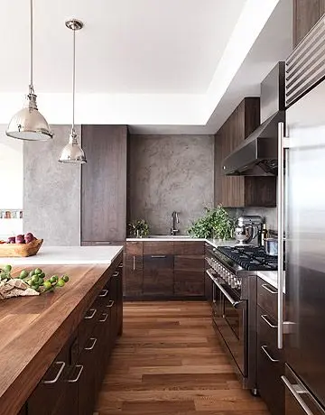 modern rustic kitchen design