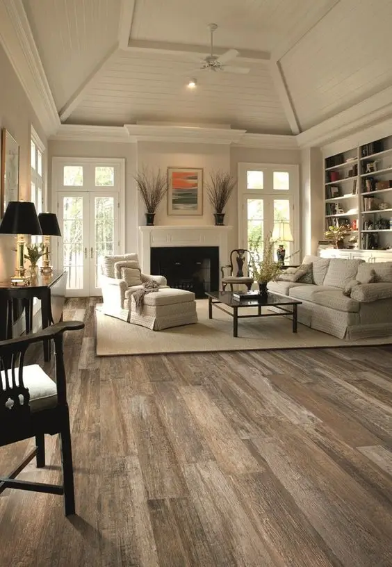 modern Hamptons living room style