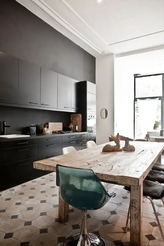 modern rustic kitchen
