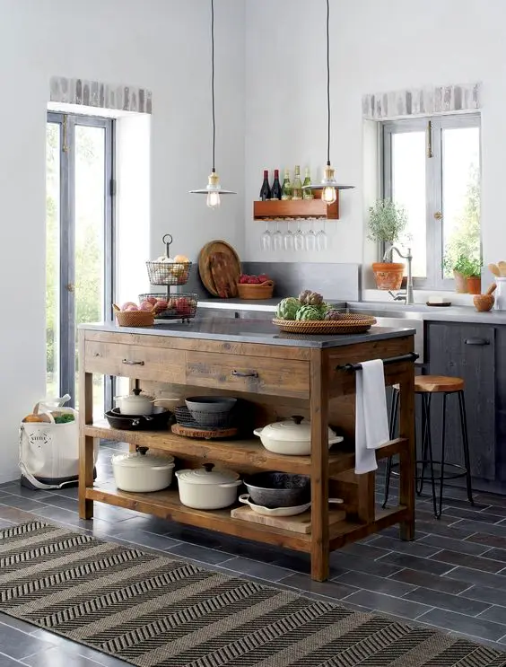 classic spanish villa kitchen