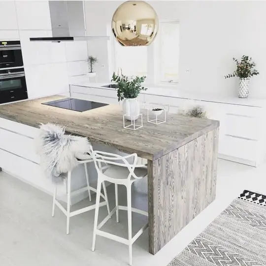 chic apartment kitchen