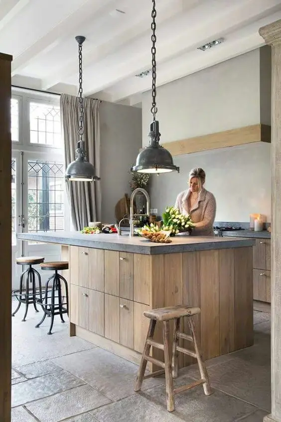 modern rustic kitchen design