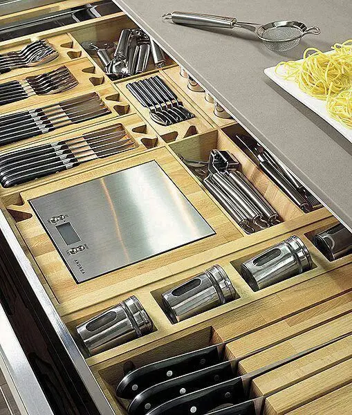 kitchen cutlery organiser drawer