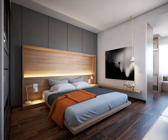 modern minimalist bedroom
