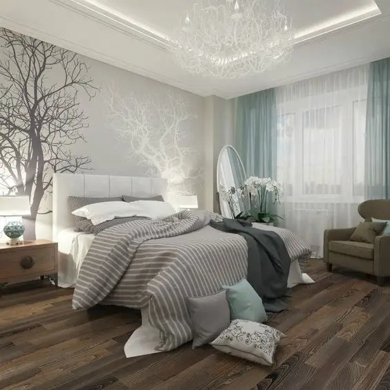 whimsical woodlands themed bedroom