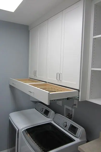 laundry drying rack drawer