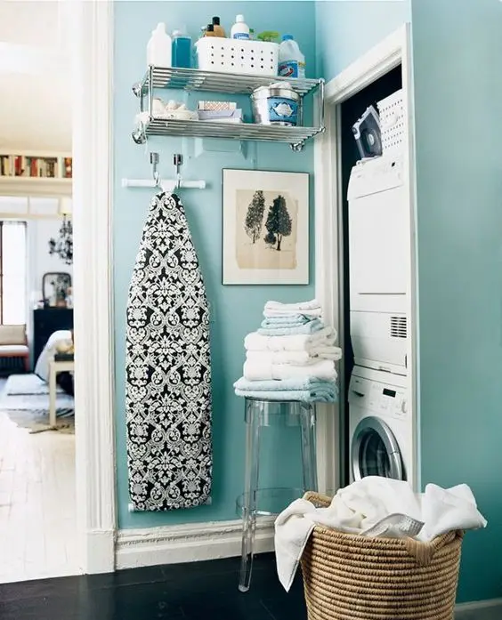 small corner nook laundry