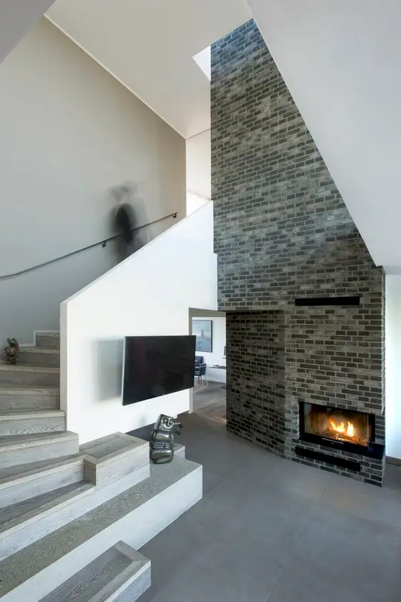 modern two storey foyer