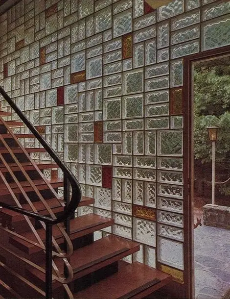 glass brick wall