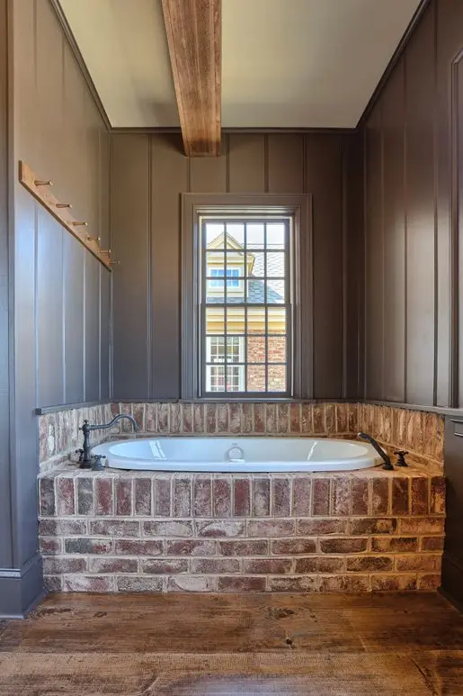 rustic bathroom