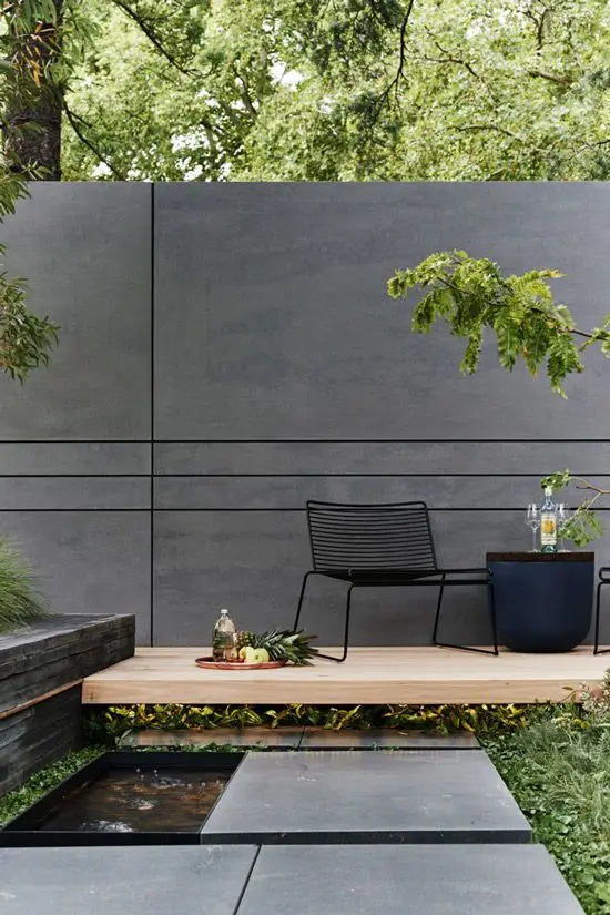 Solid Concrete Backyard Walls fence: An old blockwork wall doesn't need to come down