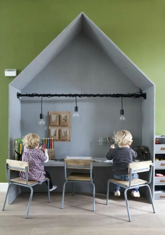 Kiddie Activity Hub study area: Building an exciting and fascinating activity hub for young learners will encourage fun