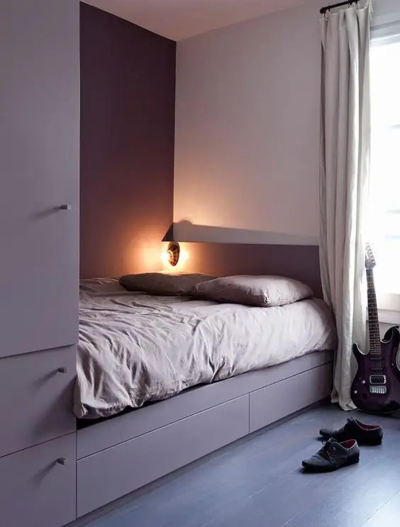 built in bed