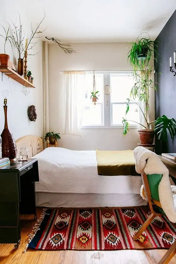 bright small bedroom