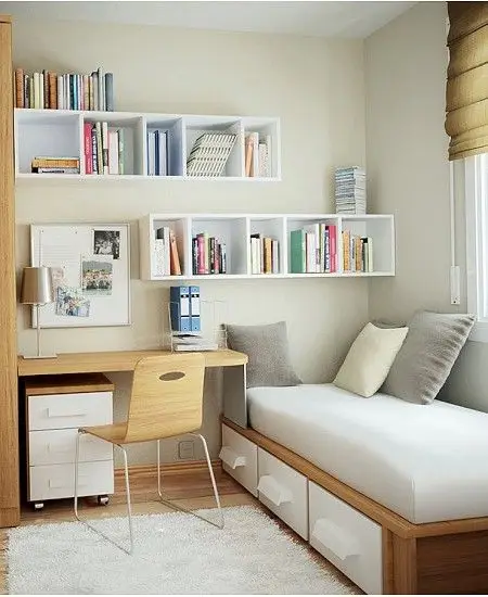 modern teen's bedroom