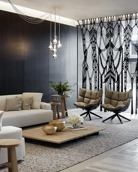 Boho chic living room
