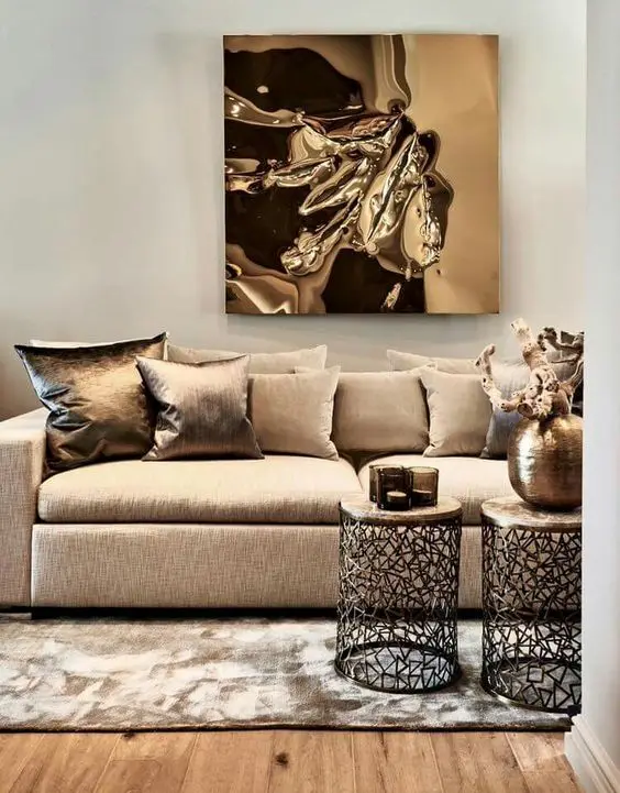 bronze living room
