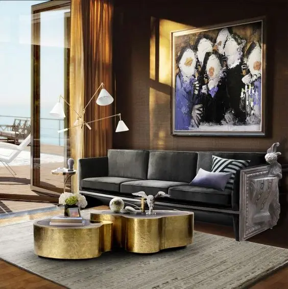 posh living room