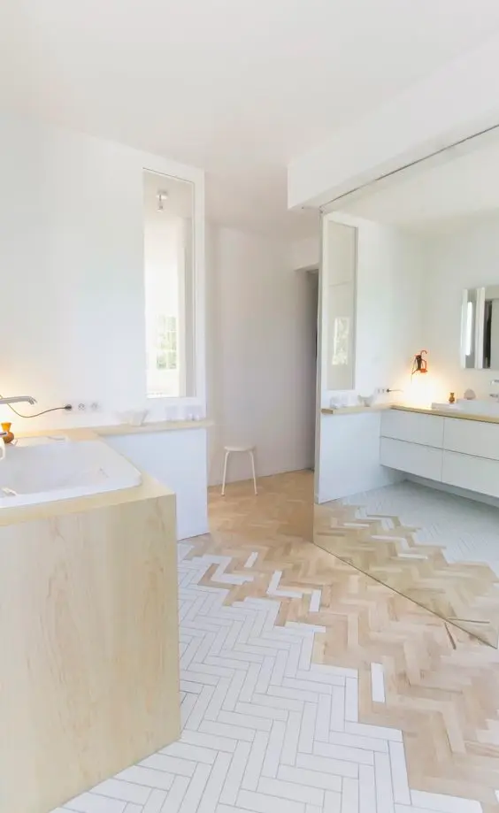 modern Scandinavian style bathroom