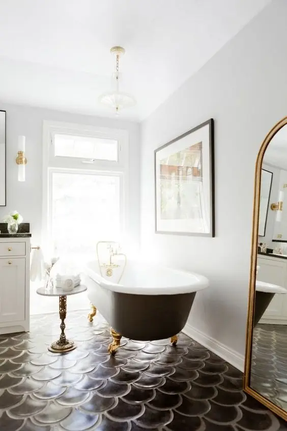romantic french style bathroom