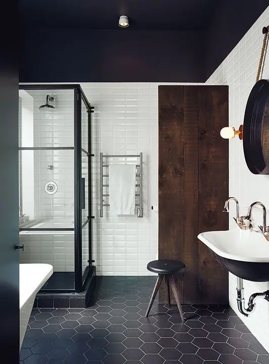 modern apartment bathroom