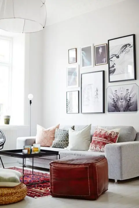Bohemian Chic Scandinavian interior: Combine the warm and bold Bohemian style to the clean and impeccable chic of