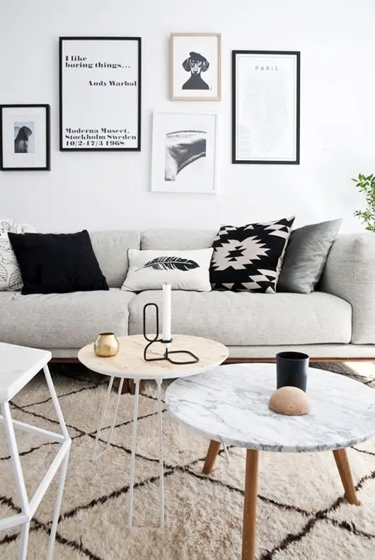 small scandinavian living room