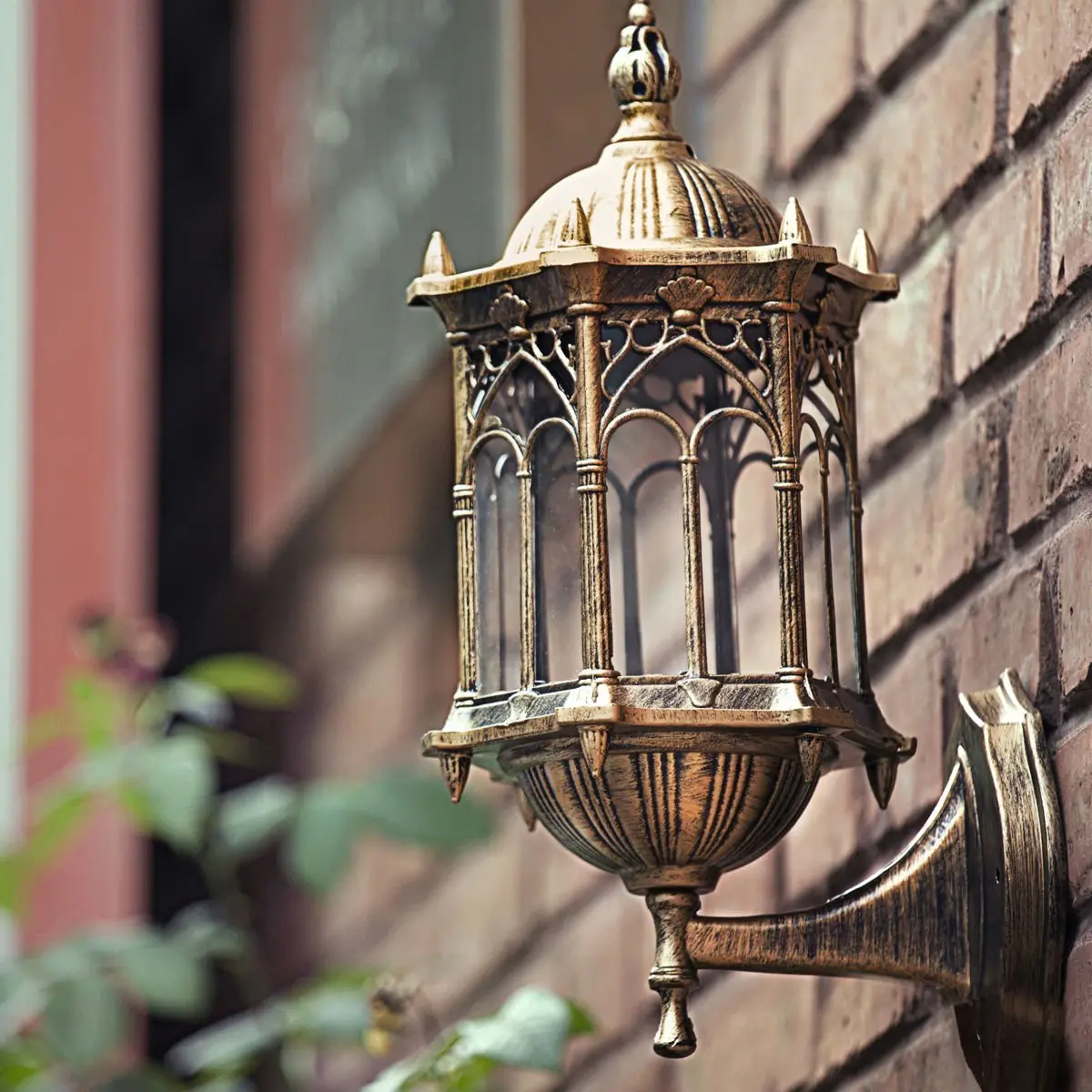 vintage bronze outdoor light