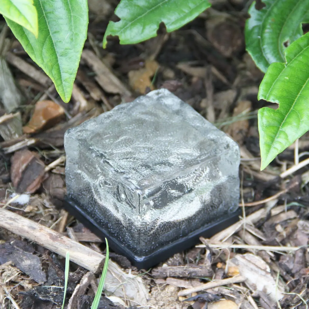 solar ice rocks outdoor lights