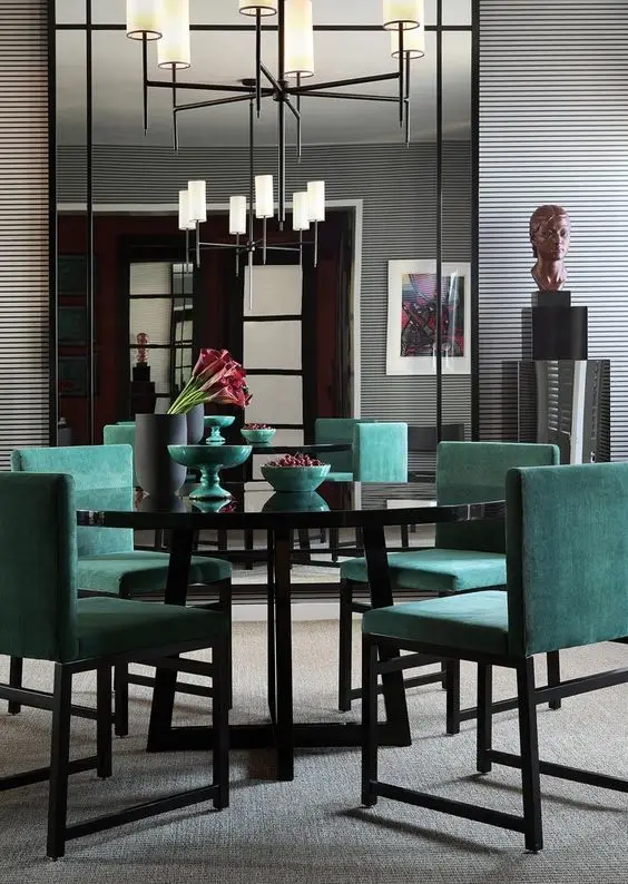 modern dining room