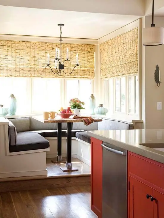 modern breakfast nook