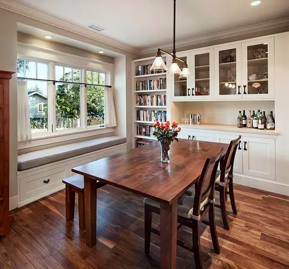 modern cottage dining room