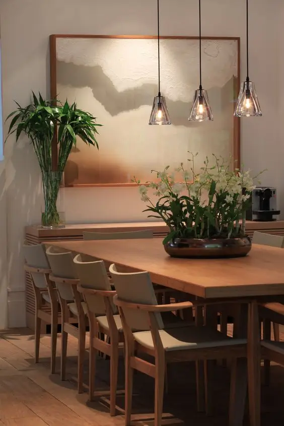 modern dining room