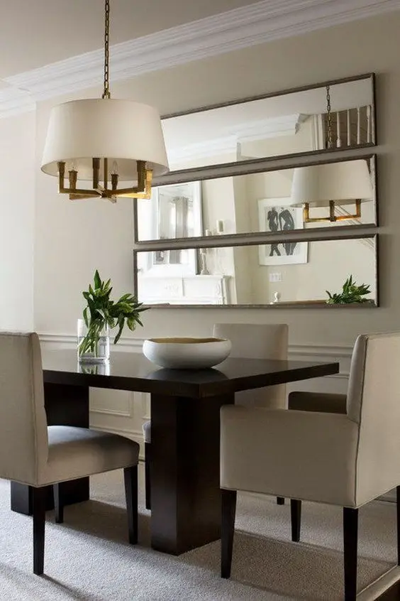 sophisticated modern dining room
