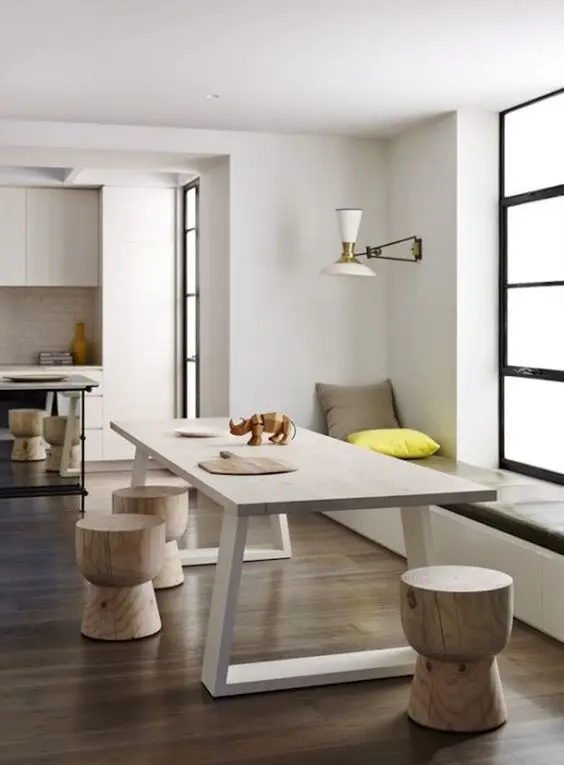 modern minimalist dining room