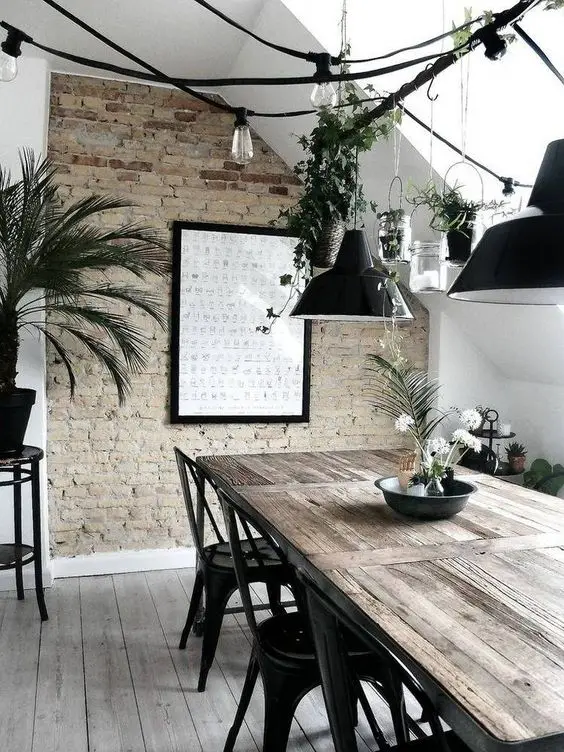 greenhouse modern dining room
