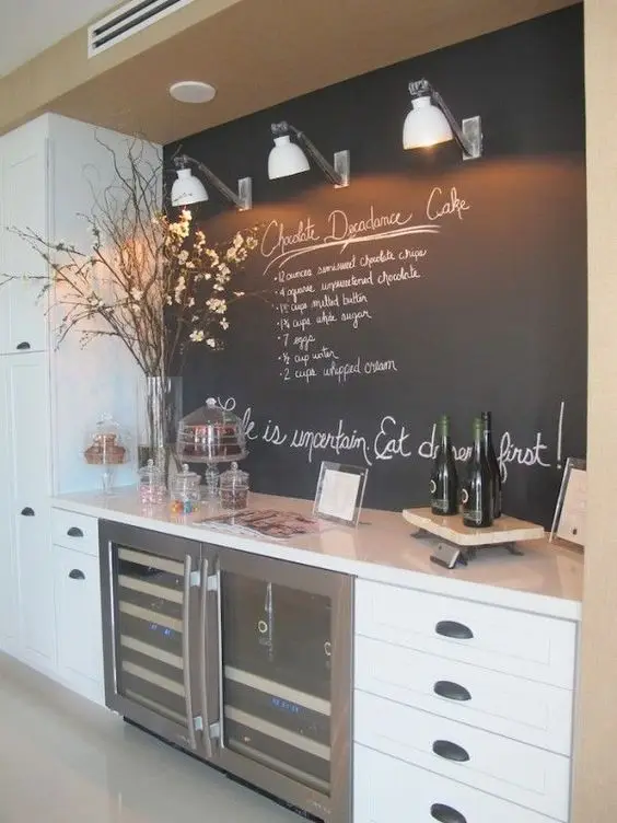 modern dining room side bar