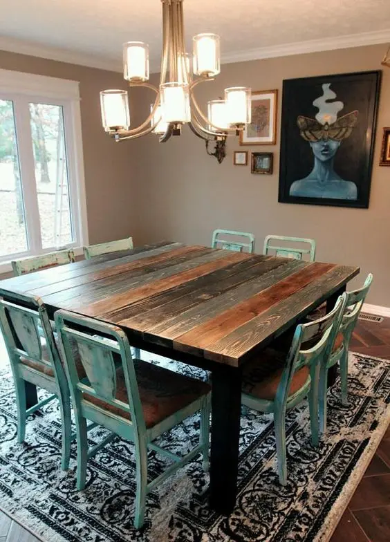 shabby chic dining room