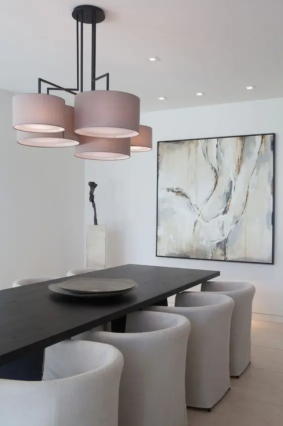 luxurious modern dining room